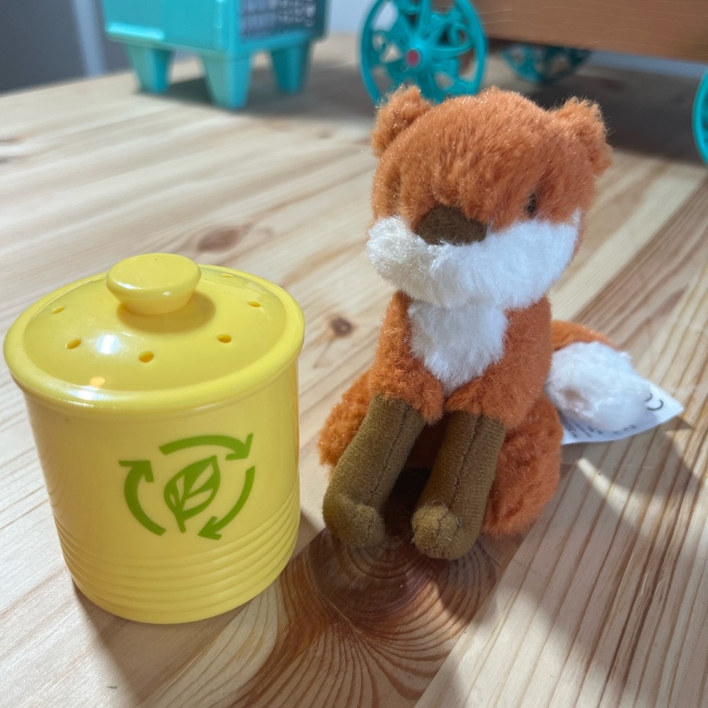 American Girl Wellie Wishers Fox & Compost Bin Set